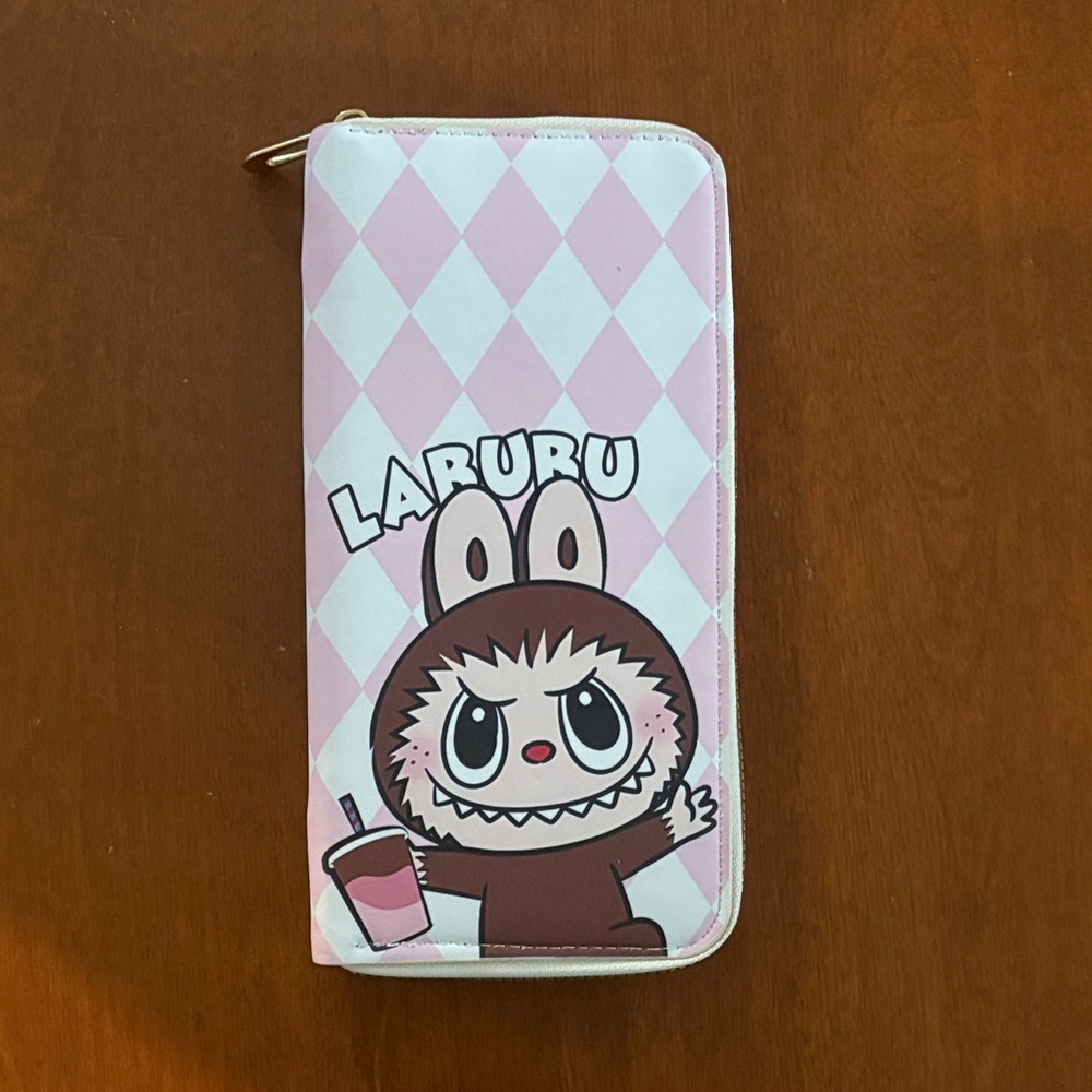 Amazon Pink and White Cartoon Key & Card Holder